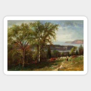 Hudson River at Croton Point by Julie Hart Beers Sticker